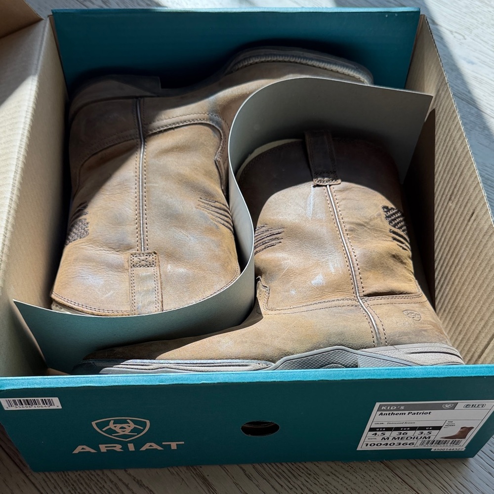 Ariat Anthem Patriot Leather Western Boots size 4.5